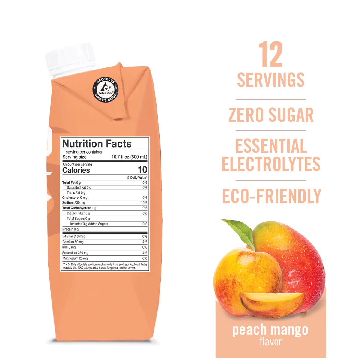 Hidracijski napitek / Peach Mango - 12 kom