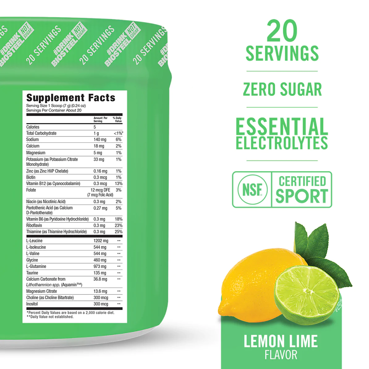 Hidracijski miks / Lemon Lime - 20 meric